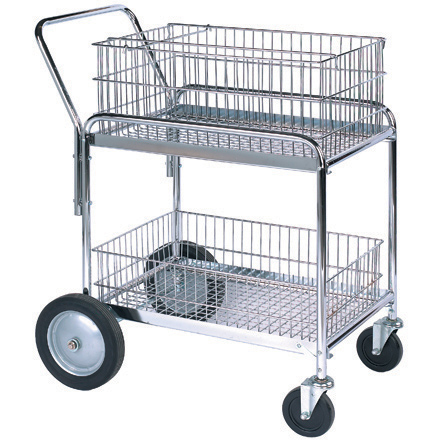 33 x 20 x 37 <span class='fraction'>1/2</span>" Mail Cart