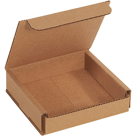 4 x 4 x 1" Kraft Corrugated Mailers