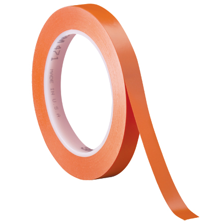 1/4" x 36 yds. Orange 3M Vinyl Tape 471