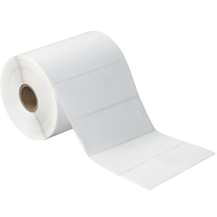 4 x 1 <span class='fraction'>1/2</span>" White Desktop Direct Thermal Labels