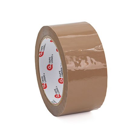 2" x 110 yds. Tan (6 Pack) TAPE LOGIC<span class='afterCapital'><span class='rtm'>®</span></span> #600 Hot Melt Tape